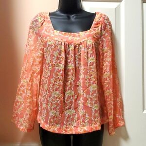 Jessica Simpson Sheer Summer Top NWOT